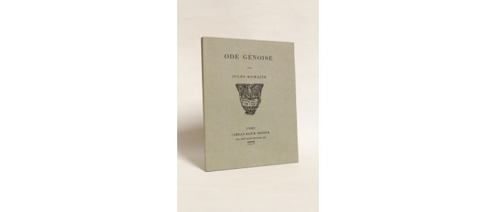 ROMAINS : Ode genoise - Prima edizione - Edition-Originale.com