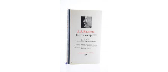 ROUSSEAU : Oeuvres complètes, volume I : Les confessions. - Autres textes autobiographiques - Edition-Originale.com
