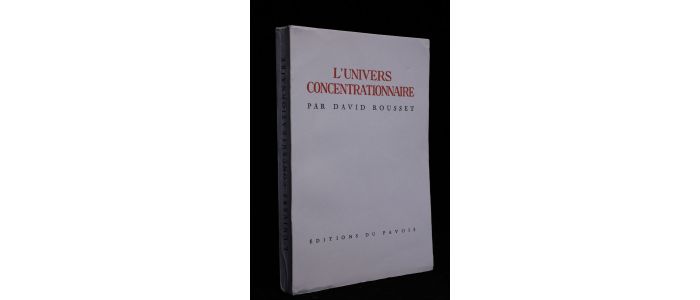 ROUSSET : L'univers concentrationnaire - Erste Ausgabe - Edition-Originale.com