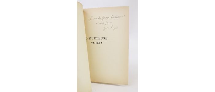 ROYERE : O quêteuse, voici! - Autographe, Edition Originale - Edition-Originale.com