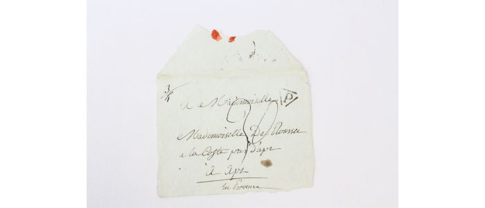 SADE : Enveloppe rédigée de la main du Marquis de Sade - Signed book - Edition-Originale.com