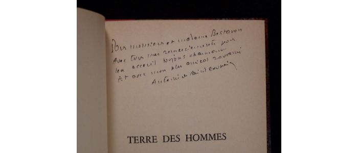 SAINT-EXUPERY : Terre des hommes - Libro autografato, Prima edizione - Edition-Originale.com