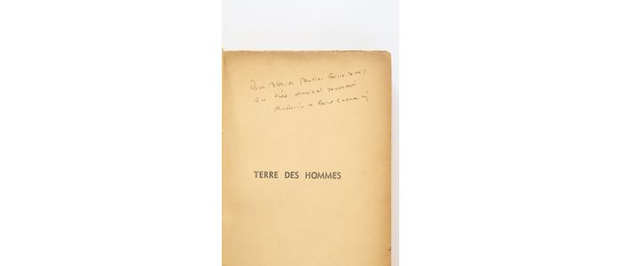 SAINT-EXUPERY : Terre des hommes - Signiert - Edition-Originale.com