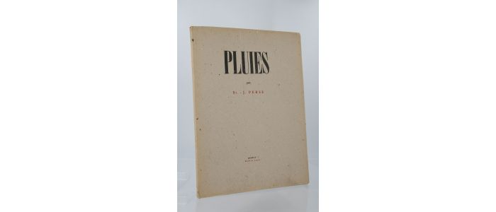 SAINT-JOHN PERSE : Pluies - Prima edizione - Edition-Originale.com