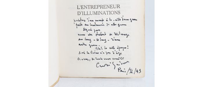 SALMON : L'entrepreneur d'illuminations - Signed book, First edition - Edition-Originale.com