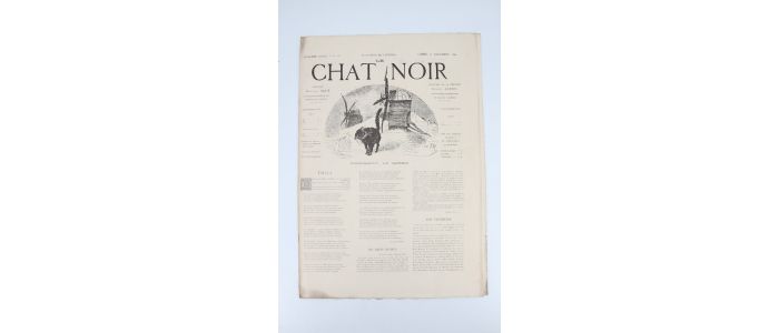SAMAIN : Le Chat noir N°155 de la troisième année du samedi 27 Décembre 1884 - Prima edizione - Edition-Originale.com