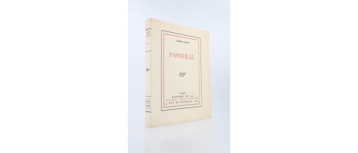 SANDRE : Panouille - Edition Originale - Edition-Originale.com