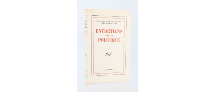 SARTRE : Entretiens sur la politique - Erste Ausgabe - Edition-Originale.com