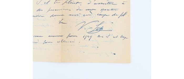 SCOTTO : Lettre autographe signée à son grand ami Carlo Rim - Signed book, First edition - Edition-Originale.com