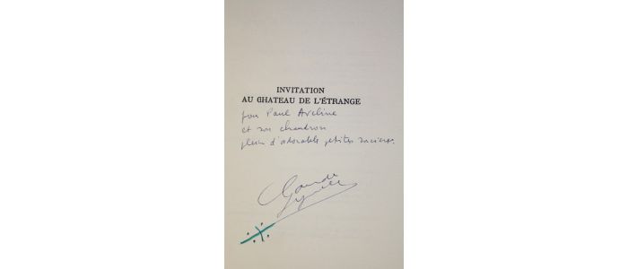 SEIGNOLLE : Invitation au château de l'étrange - Signiert, Erste Ausgabe - Edition-Originale.com