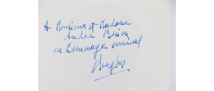 SENGHOR : Portrait photographique dédicacé de Léopold Sédar Senghor - Autographe, Edition Originale - Edition-Originale.com