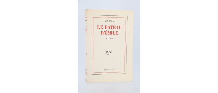 SIMENON : Le bateau d'Emile - First edition - Edition-Originale.com
