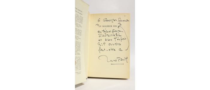 SIMENON : Le malheur fou - Libro autografato, Prima edizione - Edition-Originale.com