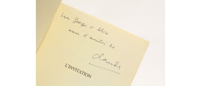 SIMON : L'invitation - Autographe, Edition Originale - Edition-Originale.com