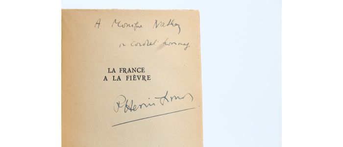 SIMON : La France a la fièvre - Signiert, Erste Ausgabe - Edition-Originale.com