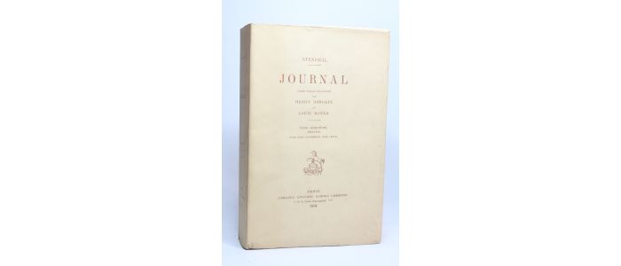 STENDHAL : Journal (tome 5 seul) - Edition-Originale.com