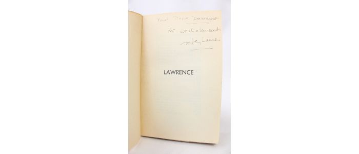 STEPHANE : T.E. Lawrence - Autographe, Edition Originale - Edition-Originale.com
