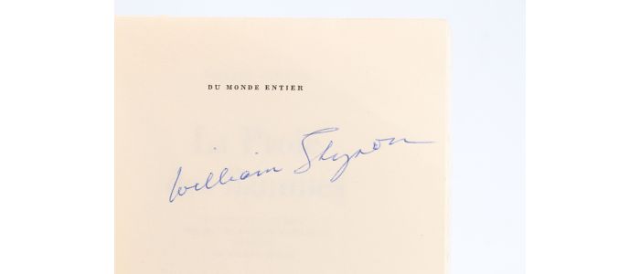 STYRON : La Proie des Flammes - Libro autografato, Prima edizione - Edition-Originale.com