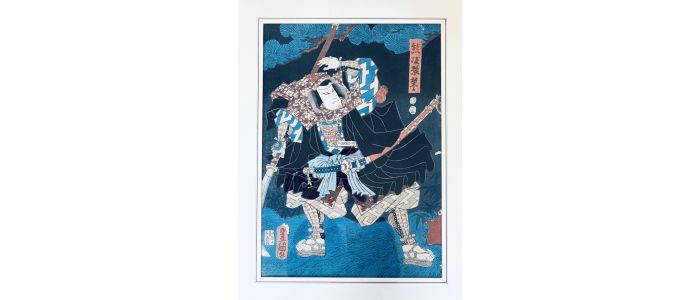 UTAGAWA KUNISADA : Acteur de Kabuki. Seigneur en armure - Edition-Originale.com