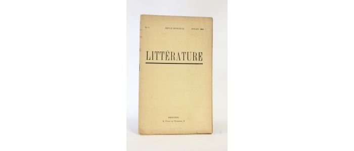 VACHE : Littérature N°5 - First edition - Edition-Originale.com