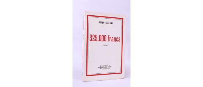 VAILLAND : 325.000 francs - Edition Originale - Edition-Originale.com