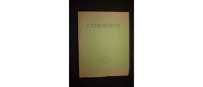 VALERY : Commerce. Printemps 1931 - Cahier XXVII - Edition Originale - Edition-Originale.com