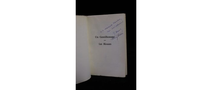VALLES : Un gentilhomme suivi de Les blouses - Signed book - Edition-Originale.com
