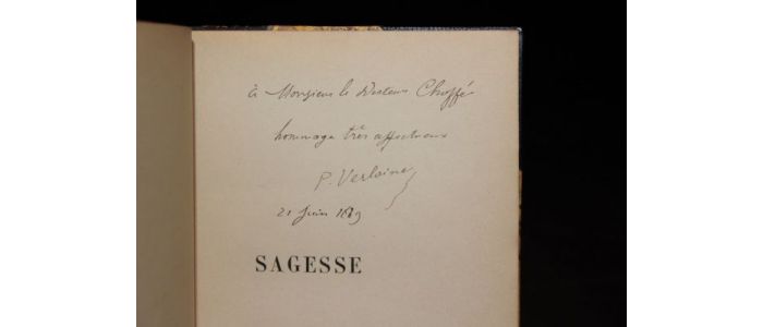 VERLAINE : Sagesse - Libro autografato, Prima edizione - Edition-Originale.com