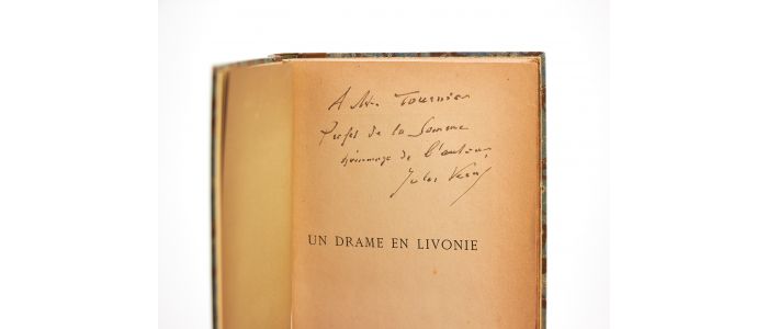 VERNE : Un drame en Livonie - Libro autografato, Prima edizione - Edition-Originale.com