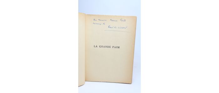 VICTOR : La grande faim - Autographe, Edition Originale - Edition-Originale.com