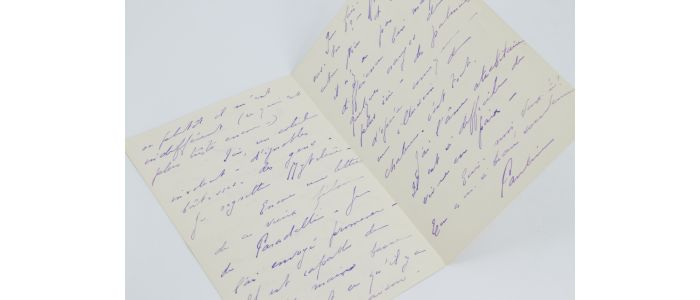 VIVIEN : Lettre autographe adressée à Natalie Clifford Barney : 