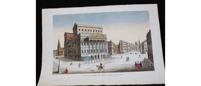 Vue d'optique - Vue de l'Hôtel du Lord Maire à Londres - Edition Originale - Edition-Originale.com