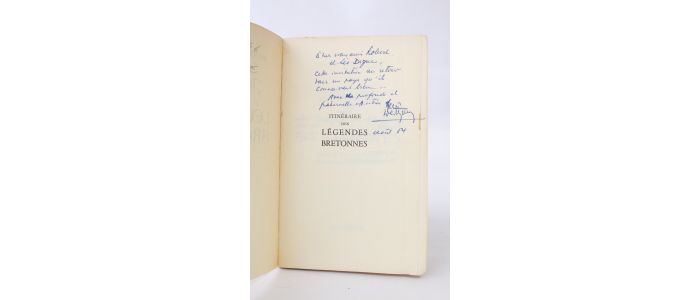WEITZMANN : Itinéraire des légendes bretonnes - Libro autografato, Prima edizione - Edition-Originale.com