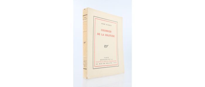 WURMSER : Courrier de la solitude - Edition Originale - Edition-Originale.com