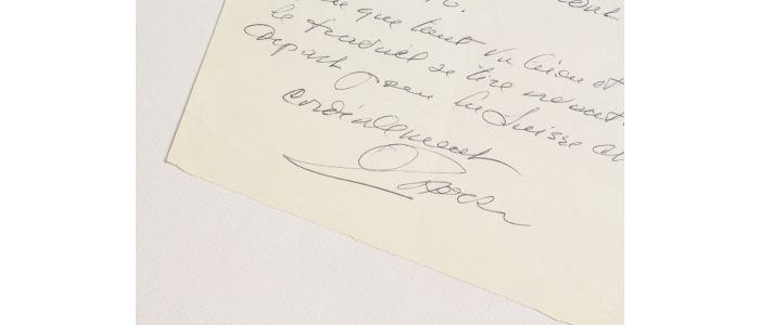 ZADKINE : Lettre autographe signée  - Autographe, Edition Originale - Edition-Originale.com