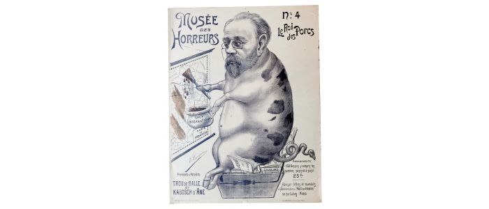 ZOLA : [AFFAIRE DREYFUS] Musée des horreurs - Affiche originale lithographiée en couleurs - n°4 