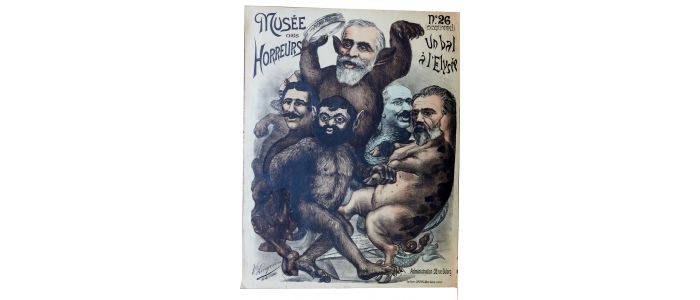 ZOLA : [AFFAIRE DREYFUS] Musée des horreurs - Affiche originale lithographiée en couleurs - n°26 (exceptionnel) 