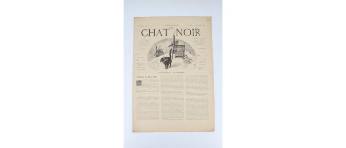 ZOLA : Le Chat noir N°148 de la troisième année du samedi 8 Novembre 1884 - Prima edizione - Edition-Originale.com