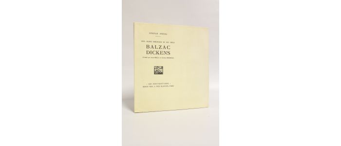 ZWEIG : Balzac Dickens - Prima edizione - Edition-Originale.com