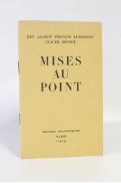 ADAMOV : Mises au point - First edition - Edition-Originale.com