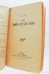 ALAIN : Les idées et les âges II - Signed book, First edition - Edition-Originale.com