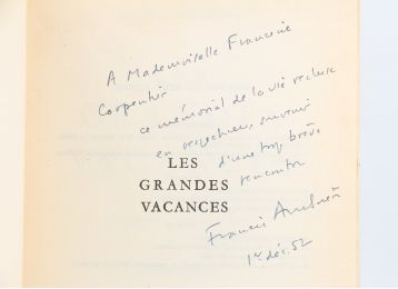 AMBRIERE : Les grandes Vacances 1939-1945 - Autographe - Edition-Originale.com
