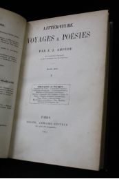 AMPERE : Littérature, voyages et poésies - Edition-Originale.com