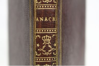 ANACREON : Anacréon, Sapho, Moskus, Bion, et autres poètes grecs, traduits en vers français - Edition-Originale.com