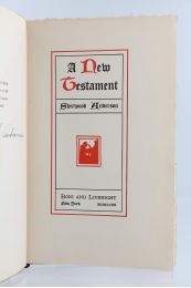 ANDERSON : A new testament - Libro autografato, Prima edizione - Edition-Originale.com