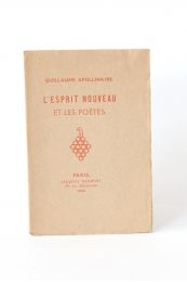 APOLLINAIRE : L'esprit nouveau et les poëtes - Edition Originale - Edition-Originale.com