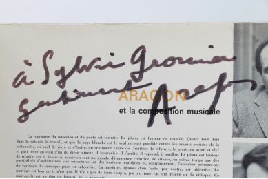 ARAGON : Les chansons d'Aragon chantées par Léo Ferré - Libro autografato, Prima edizione - Edition-Originale.com