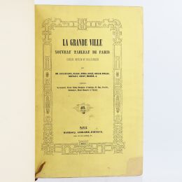BALZAC : La grande ville - Nouveau tableau de Paris comique, critique et philosophique - Prima edizione - Edition-Originale.com