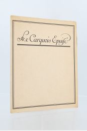 BARBIER : Le carquois épuisé - Prima edizione - Edition-Originale.com