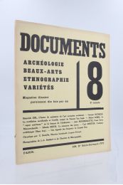BATAILLE : Documents N°8 de la deuxième année - Erste Ausgabe - Edition-Originale.com